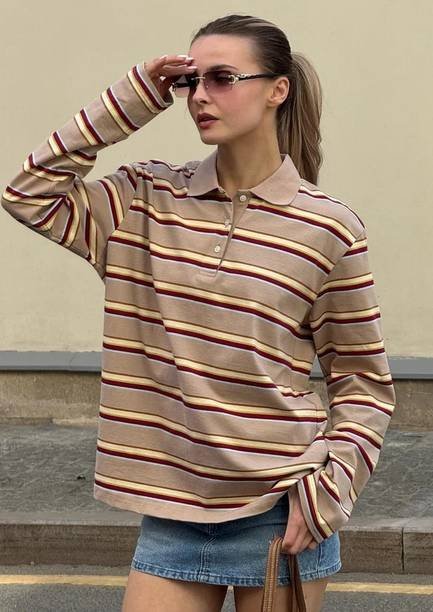 lulu-sky-striped-women-polo-neck-beige-t-shirt.jpeg