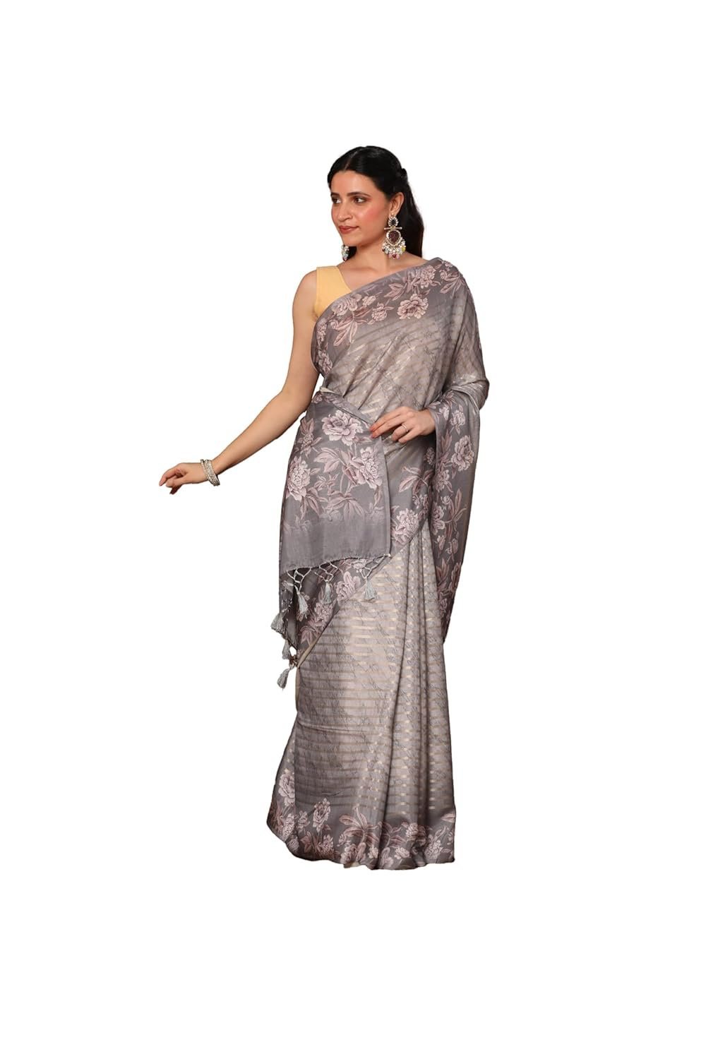 tussar-saree-elegant-floral-printed-design-with-zari-stripes-coordinated.jpg