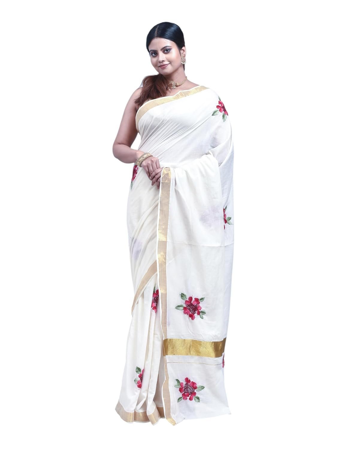 white-kerala-cotton-saree-with-shimul-flower-hand-embroidery-and-zari-border.jpg