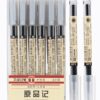 Black Gel Ink Pen, Ultrafine Point 0.35mm, Gel Pens, (12 Pieces) Office School Stationery Extra Fine Nib Pens Ballpoint Pen, Japanese Style