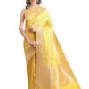 Women's the weavers shop by raavi brocade pure banarasi silk saree original katan silk handloom saree banarasi saree for women pure silk sarees for women saree banarasi silk with blouse