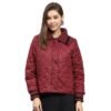 Women's carlo womens embroidered wine collar full sleeve jacket