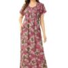 Women's soulemo women's printed alpine nighty 1676