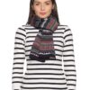 513 Women's's Acrylic Woolen Striped Muffler