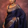 Women's Banarasi Saree Pure Kanjivaram Silk Saree Soft new ladies 2025 Design Wear Pattu Sarees Latest Sadi Party Sari collections With Blouse Piece