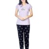 Night Suit for Women| Night Dresses for Women Cotton| Soft Cotton T-Shirt & Pyjama| Cute Prints for Cozy Nights| Comfy Loungewear for Everyday Use|