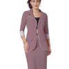 Women's Co-Ord Lycra Blazer and Skirt Set | Two Piece Office Wear Blazer Co-Ord