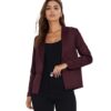 Casual Blazer for Women, Elegant Satin Coat for Office & Party Use