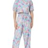Night Suit Set for Women Cotton, Night Dress, Lounge Wear,Printed Cotton,Top and Capri Set for Women,Women Nightwear