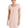 Women's Cotton Knee Length Regular Fit Nighty | Night Dress (Available in Plus Sizes)