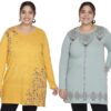 Women Printed Full Sleeve Cotton Tshirt Combo| Small - 4XL Size