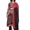 Black Cashmere Kurta With Pant And Dupatta