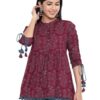 Women's Rayon Floral Print Regular Wear Top