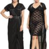 2 Pc Women's/Girls' Hot Night Robe and Night Slip