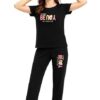 Cotton Night Suit for Women – Printed T-Shirt & Pajama | Soft & Stylish Co-ord Set, Nightwear & Travel