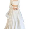 Georgette Embroidery Sequence Work Lehenga Choli Unstitch Blouse With Dupatta For Women (New-Bridal-Latest-Wedding-Sequnce-Lehenga-Designer)