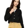 Womens Casual Wear Blue Colour Solid Denim Jacket