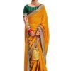 Women's Multicolor Vichitra Silk Embroidered Saree with Unstitched Blouse Piece(AYUSHI4001_SUM_Parent)